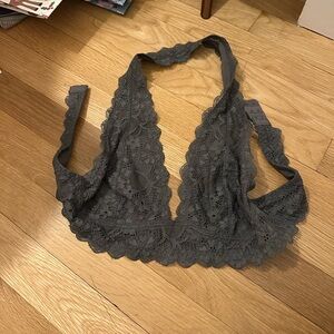 Free People Halfer Bra Grey